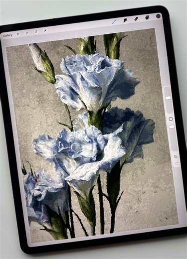 Creative Flower Art with Color by Number