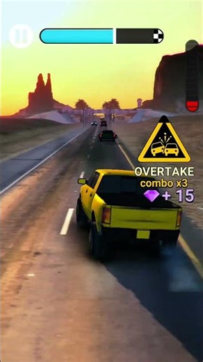 Ultimate Car Rush Driving Skills 😎🔥 | Overtakes Rush Gameplay #Shorts