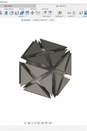 Fusion 360 Complicated Cube 3D Design | Advanced 3D Modeling Tutorial