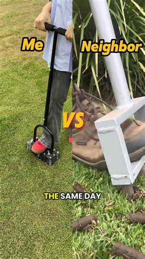 Let this beast tame your tough soil. Punch perfect holes with easy!#lawn #lawncare #lawnmaintenance #aerator #yardwork