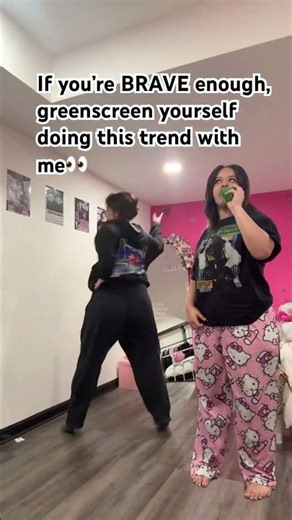 Brave Enough? 👀 Join This Viral Dance Trend Challenge | Greenscreen Duet