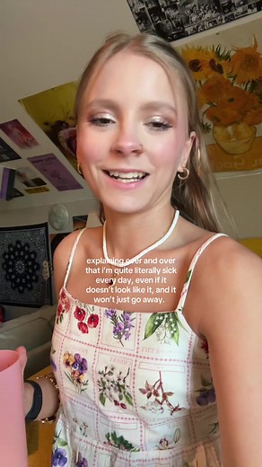 chronic illness is exactly what it says, chronic. Even if I look normal, or healthy, i’m not. I am sick every moment, and sometimes lucky enough that its only a manageable level of pain. #chronicillness #chronicillnessawareness