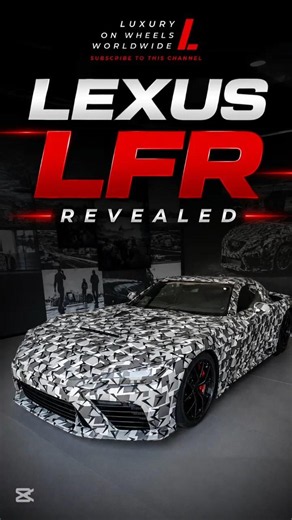 Lexus LFR Revealed! The V8 Twin-Turbo Supercar That Could Challenge Ferrari & McLaren