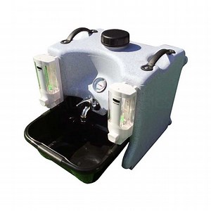 Portable Hot Water Hand Wash Sink Unit With Soap & Sanitiser