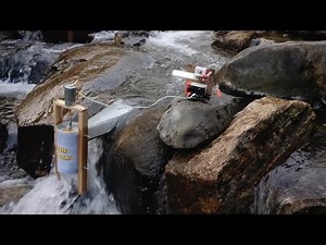 DIY - Mini hydroelectric. Mini generator for camping. Free energy