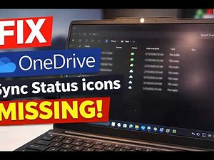 FIX OneDrive Sync Status Icons Missing