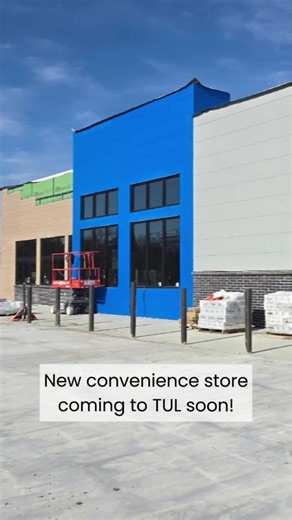 ⛽ Introducing Fuel & Fly ✈️ Construction is moving right along on the first-ever on-airport property convenience store! Located directly behind the Cell Phone Lot, Fuel & Fly will have a drive-thru, fresh grab-and-go favorites, and quick fuel options. Expected to open Spring 2026. We're so excited because we hate gassing up on the way to work and we know this will make it so much faster! #FlyTulsa