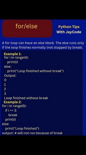 for loop with else in python #pythonprogramming #forloop #ifelsestatement ‪@CodeWithHarry‬