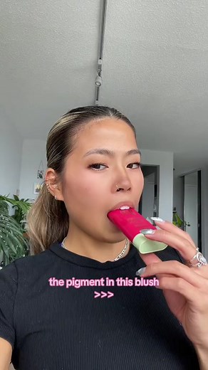 A blush to remember! 😍 Prettify lips and cheeks with our On-the-Glow Blush in Ruby, designed to deliver delicious colour in 3 simple steps: ✨ Lift cap and twist up stick! ✨ Swipe formula onto lips and complexion! ✨ Blend with fingers and get Glowing! Formula infused with soothing Aloe Vera, revitalizing Ginseng and renewing Fruit Extracts, to always treat as you Glow! #PixiBeauty #Makeup #OnTheGlow #PixiBlush #Glowtober