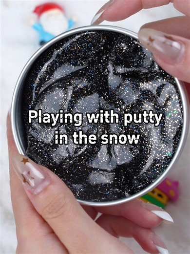 Playing with Putty in the Snow: A Fun DIY Activity