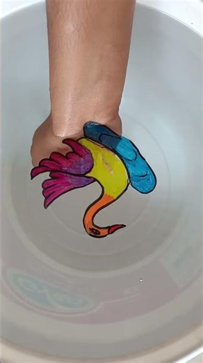 Swan 🦢 drawing by floating pen can you do it draw?🤔#shorts #viral