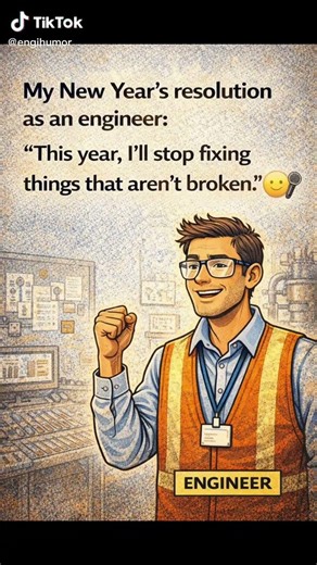 New Year, Same Engineer Habits😅⚙️