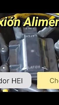 CHEVROLET 350 ENGINE DISTRIBUTOR (HEI) AND STARTER CONNECTION (simple for test ignition)