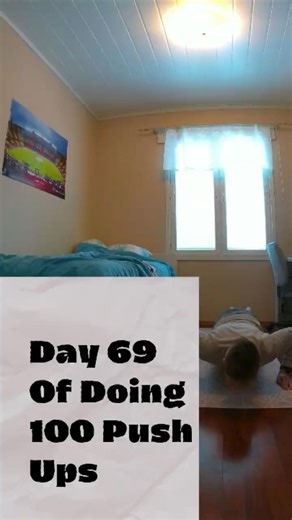 Day 69 Of Doing 100 PUSH UPS For 365 Days #viralshorts #shorts #viral