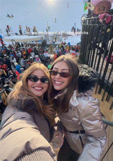 Overpriced wine & a boogie on the mountain please 🕺🏼🪩 @Sussexy #apreski #foliedouce