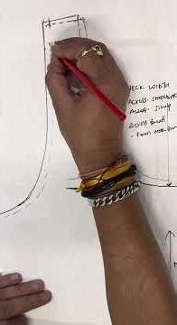 Neck and shoulder strap Ki grading kaise hoti hai pattern mein.#garment #industry #spottedonshorts