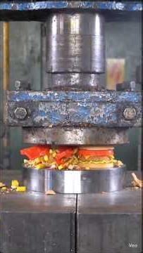 Hydraulic Press vs Burger & Fries Toy 😱 Satisfying Crush Test!