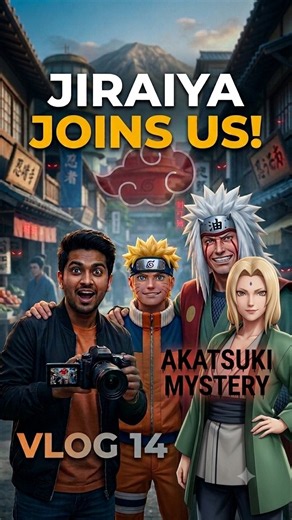 Naruto world vlog 14 ✨ | Master jitaya and tsunade join us 😶‍🌫️ | #naruto #anime #vlog #viral