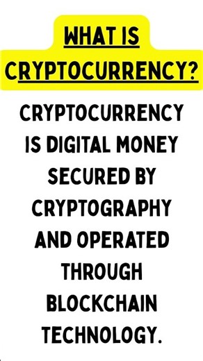 Why is everyone talking about Cryptocurrency? 💸 #finance #shorts