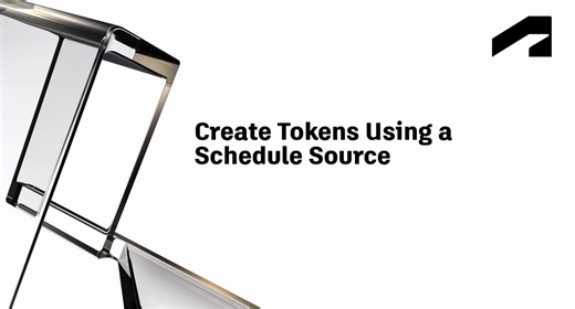 Create tokens using a Schedule Source | Autodesk