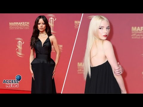 ✨🔥 Jenna Ortega Shines in Bold Backless Gown at Marrakech Festival! 🔥✨