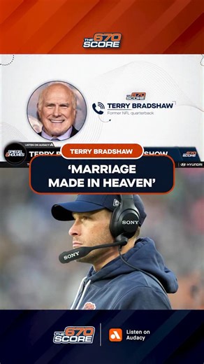 670 The Score on Instagram: "Terry Bradshaw called the Ben Johnson-Caleb Williams pairing a “marriage made in heaven” as he hopped on the Spiegel & Holmes Show. #calebwilliams #benjohnson #chicagobears #nfl"