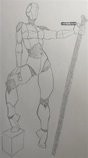 【NO.366】なぜか上手く描けない人へ：図形から始める人体デッサン #drawing #technique