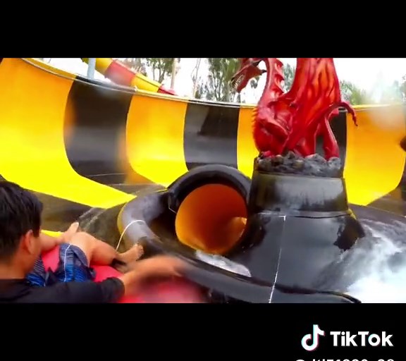 Dragon's Den Water Slide Experience at Raging Waters