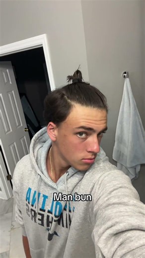 Man bun is crazy