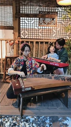 新年新气象，弹点欢快的歌庆祝一下😁#民族音乐 #粉红色的回忆 #古筝 #新年快乐 #经典老歌 #chinesemusic