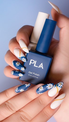 Spring has sprung, and so have our vibrant nail polishes! Answer the call to a fresh new season with PLA Nails! ✨ Visit us at parislashacademy.com to find your perfect shade and bloom into the new season in style. Colors used: French White 🤍 Up to Snow Good 140 💙 Honey Gel Liner 1 from Glitter Collection ✨ #PLANails 🖤 #PLAGels #parislashacademy #springnails #daisynails #mattenails #nailtechsupplies #nailpolishaddict #nailpolishjunkie #nailsupplies #nailtechlife #nailtechcommunity | PLA Nails