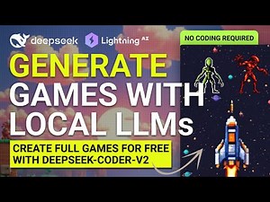 Aider + LightningAI + DeepSeek-Coder-V2 + Udio + ElevenLabs : Generate Games with AI (w/ Local LLMs)