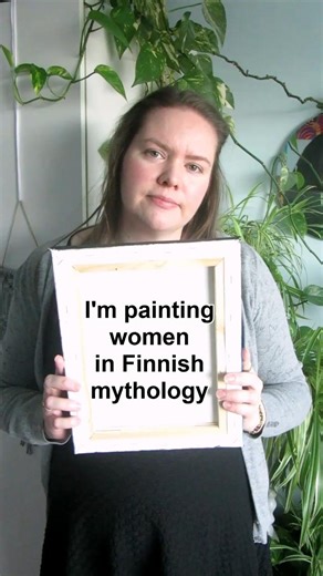 Revealing my Kalevala art. Was she really the villain?