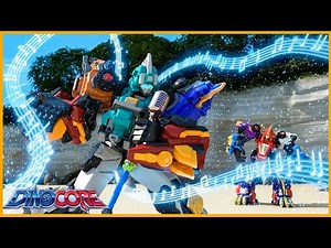 [SIÊU NHÂN ROBOT] - Đấu trường âm nhạc nảy lửa. Ai sẽ thắng? | Robot Dinocore | Hoạt Hình Siêu Nhân