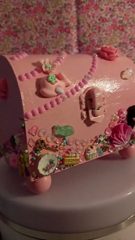 Jewelry Box, Mini Jeweled Treasure Chest - Etsy