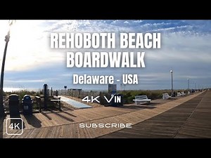 Rehoboth Beach, Delaware, USA | Award-Winning Boardwalk [4K]