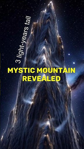 Inside the Mystic Mountain of the Carina Nebula #spacefacts #universe