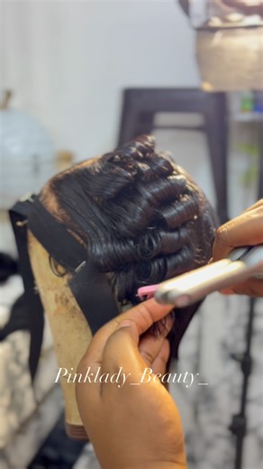 PinkLady Hair & Makeup Studios on Instagram: "Pixie cut restying "