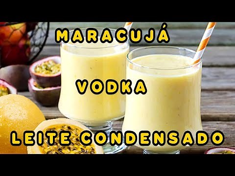 How to Make Passion Fruit Smoothie with Vodka and Condensed Milk