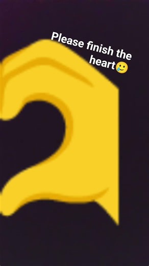 please finish the heart🥲
