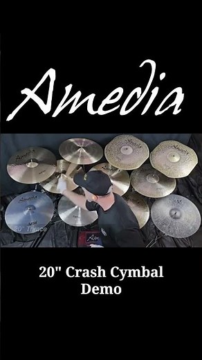 Amedia 20" Crash Cymbal Demo | Massive, Musical Handcrafted Cymbal