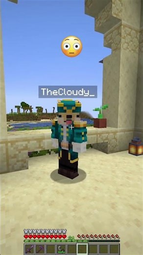 My Friend Is A Monster Or Maybee I'm The Real One? #minecraft #shorts #meme