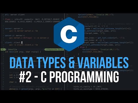 Data Types & Variables - C Programming Tutorial #2