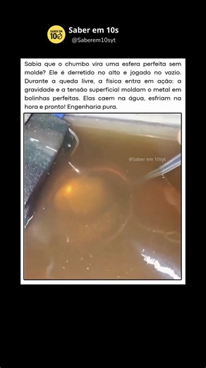 Esferas perfeitas sem molde #curiosidades