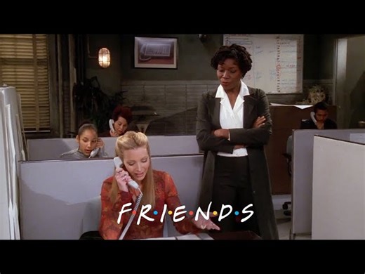 Friends - Phoebe Starts Her Telemarketing Job