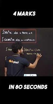 Integrals | x mas exam Maths