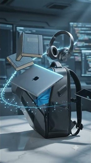 The Backpack That Packs Itself 🎒⚡ Future Student Technology