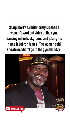 Shaq Crashes Woman's Workout, Jokes He's 'LeBron James'. #shorts #viral #news #foryou
