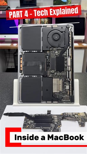 Ever wondered what’s actually inside a MacBook? 👀💻 Here’s a simple breakdown of the key parts that keep it running: 🌀 Cooling Fan – Prevents overheating 🧠 CPU (the brain) – Handles all processing 💾 Hard Drive / Storage – Stores your files & software 🔋 Battery – Powers your MacBook on the go Understanding these parts helps spot problems early and can save you money on repairs. 📍 41A Green Street, Ayr, KA8 8BQ 🌐 www.storm360.co.uk 📞 01292 876415 👉 Follow for more simple tech tips 👉 Save