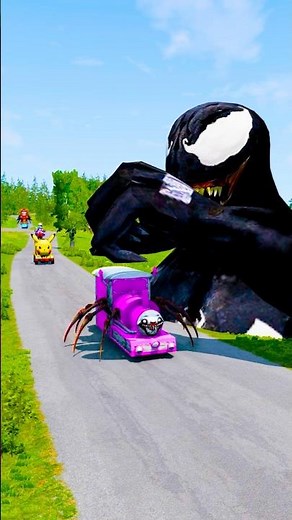 FUNNY AND CRAZY CARS VS VENOM #shorts | Fast Range